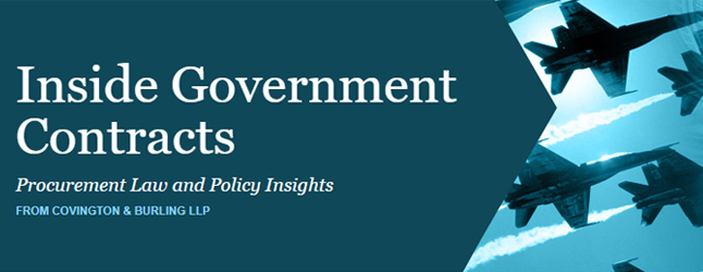 Banner with text reading Inside Government Contracts