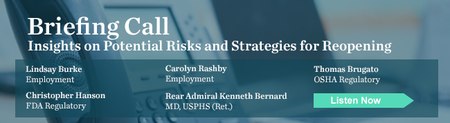 Click to listen to insights on potential risks and strategies for reopening