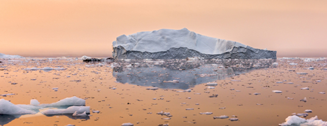 Image of icebergs
