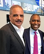 Eric Holder, Tony West, Tammy Albarran