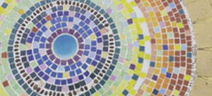 Photograph of colorful mosaic